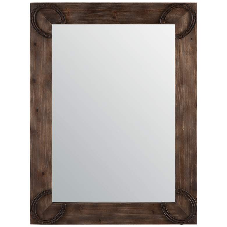 Image 1 Crestview Collection Abbott Wooden Wall Mirror