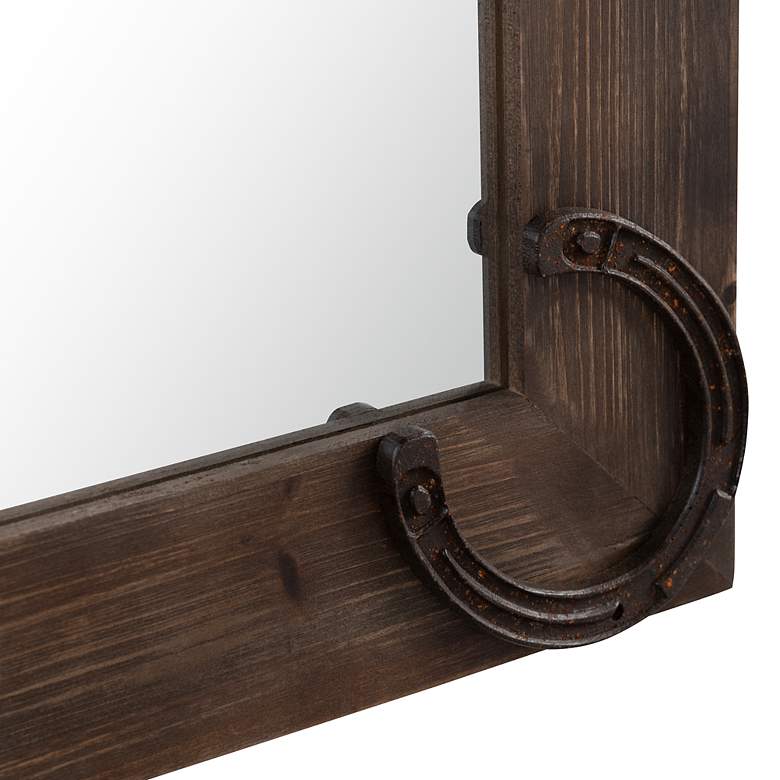 Image 2 Crestview Collection Abbott Wooden Wall Mirror more views