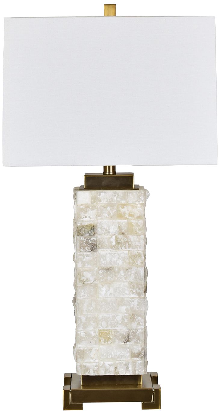 Crestview Collection Aberdeen Stacked Stone Table Lamp 60R49 Lamps