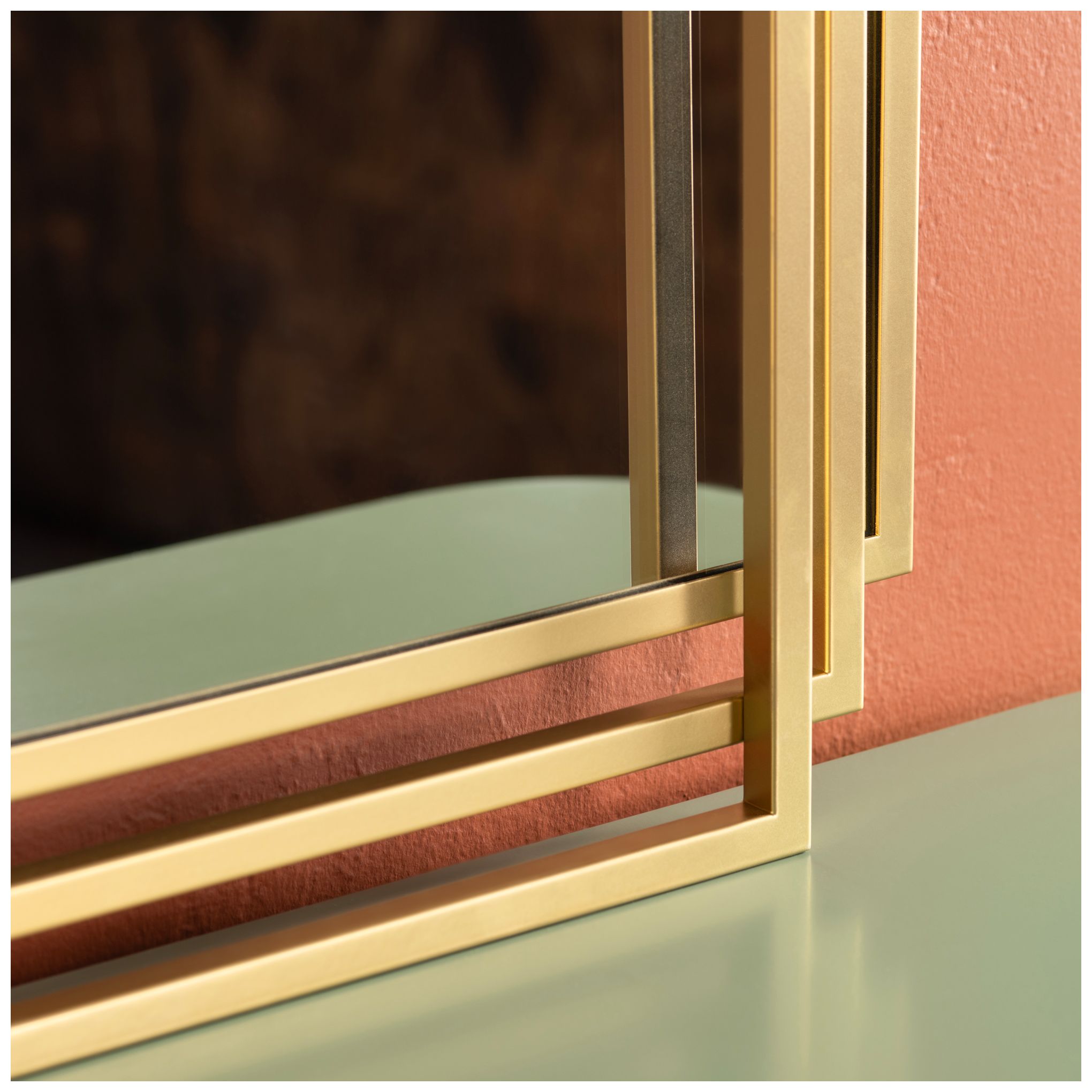 Image 3 Crestview Collection Adaline 36 1/2 High Deco Gold Wall Mirror more views