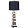 Crestview Collection Addison Antique Silver Sculpture Table Lamp