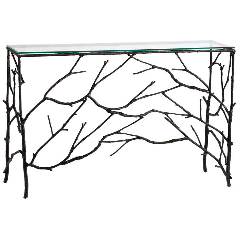 Image 1 Crestview Collection Adeline Cast Metal Branch Console Table