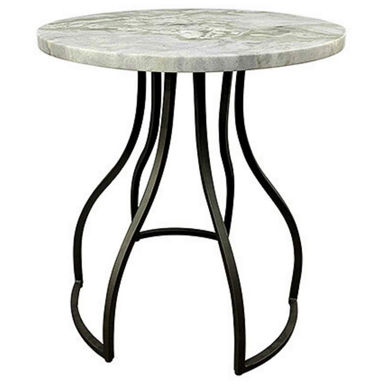 Image 1 Crestview Collection Aiden Marble Accent Table