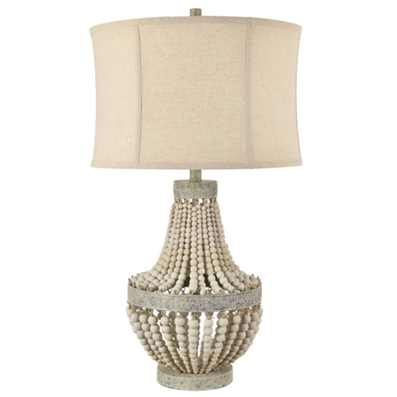 Image 1 Crestview Collection Andrea Wooden Table Lamp