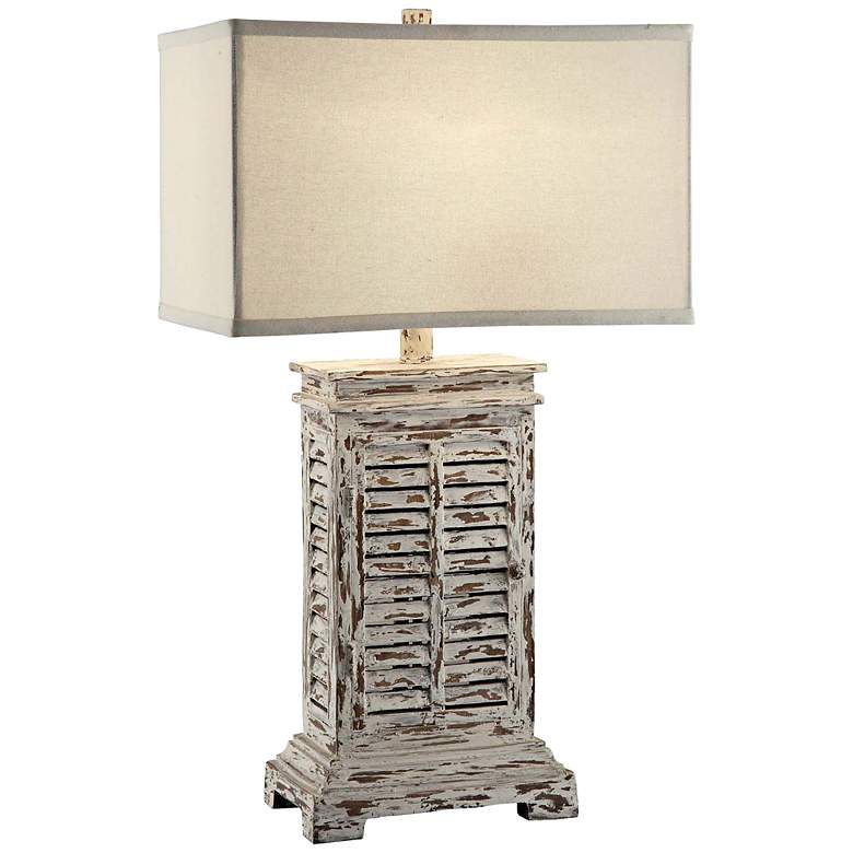 Image 1 Crestview Collection Antique Shutter Table Lamp
