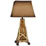 Crestview Collection Antler Cage Antique Glass Table Lamp