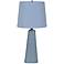 Crestview Collection Apex Blue Ceramic Table Lamp