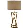 Crestview Collection Aria Gold Leaf Table Lamp