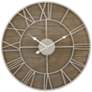 Crestview Collection Around the Clock Wooden Wall Clock