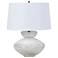 Crestview Collection Ashton 24" High White Orb Modern Table Lamp