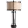 Crestview Collection Aspen 34"  Bronze Metal and Glass Table Lamp