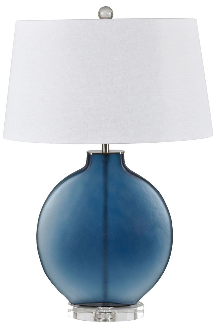 Image Crestview Collection Azure Artisanal Glass Lamp