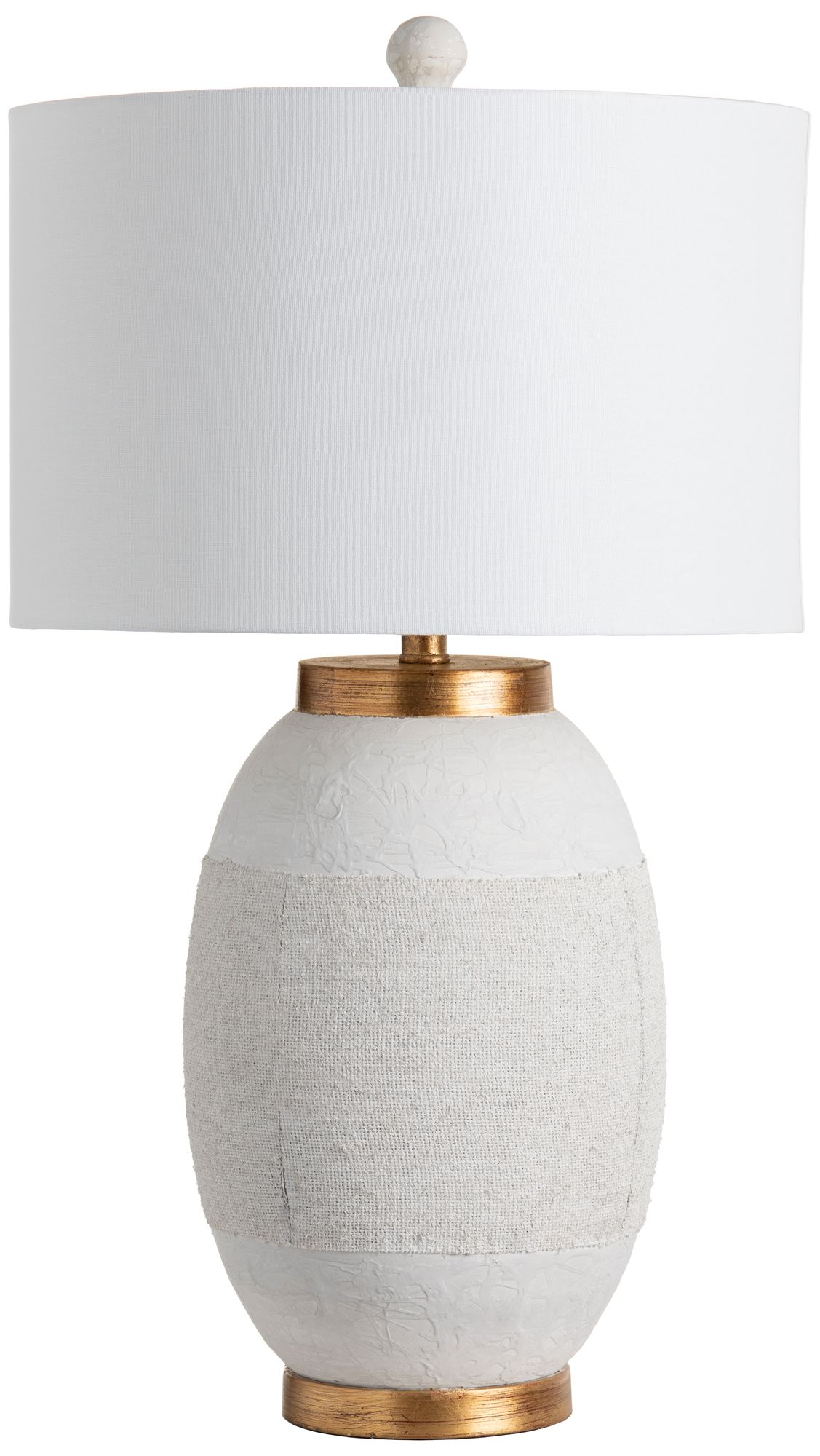 Image Crestview Collection Baha Burlap Wrapped Table Lamp