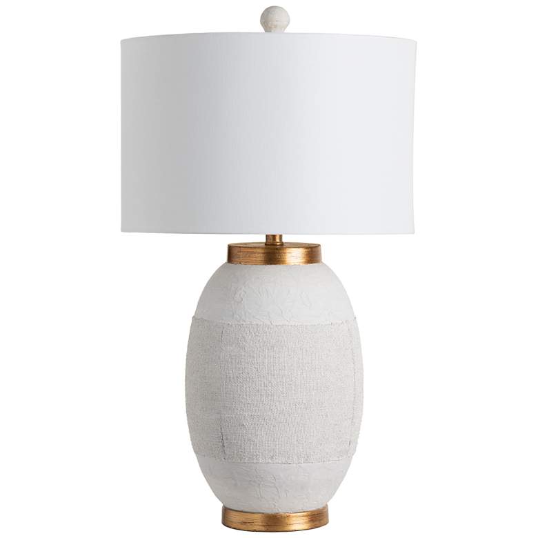 Image 1 Crestview Collection Baha Burlap Wrapped Table Lamp