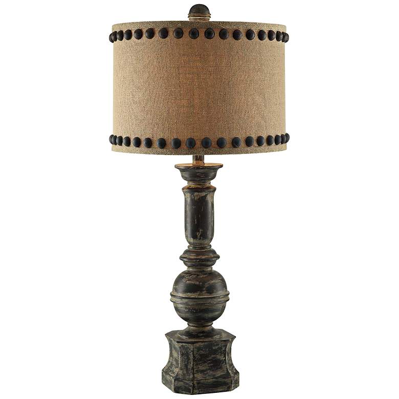 Image 1 Crestview Collection Baluster Antique Iron Table Lamp