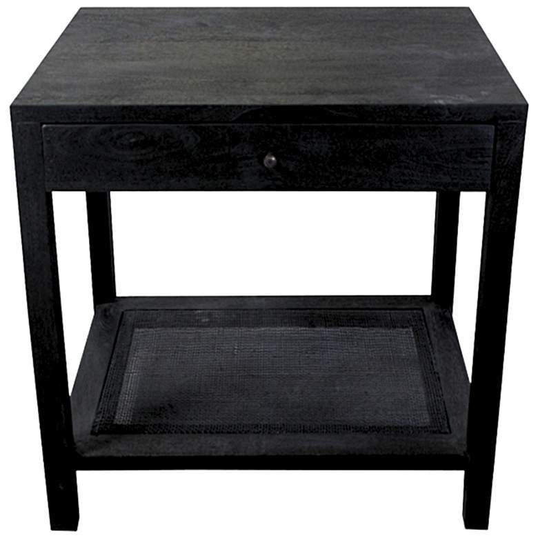 Image 1 Crestview Collection Barbados Black Cane End Table