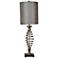 Crestview Collection Barrow Antique Silver Metal Table Lamp