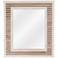 Crestview Collection Beachy Destination 42x38 Wood Wall Mirror