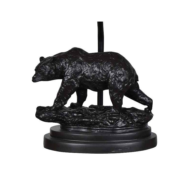 Image 3 Crestview Collection Bear Trail Bronze Accent Table Lamp more views