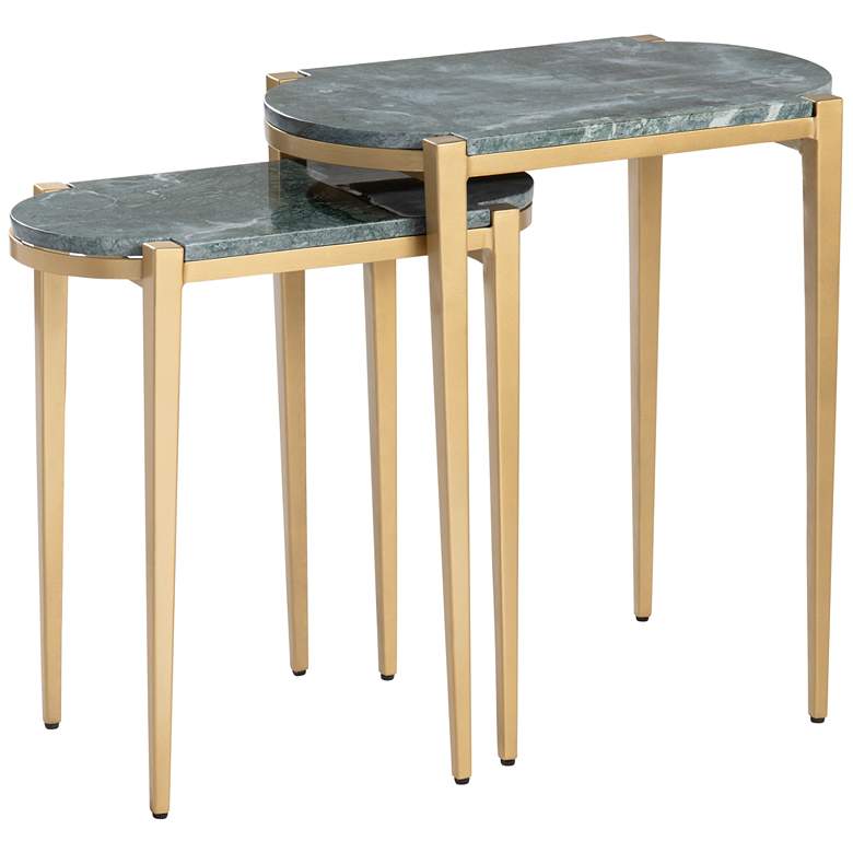 Image 1 Crestview Collection Beckham Nested Marble Accent Tables