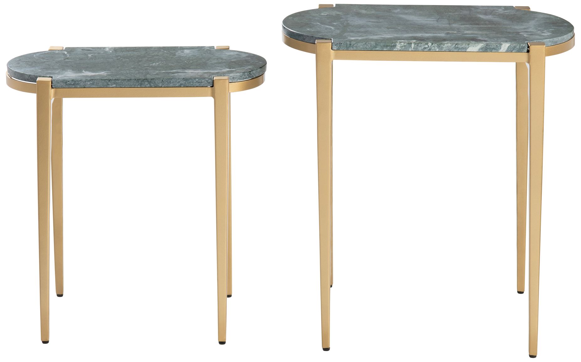 Image 3 Crestview Collection Beckham Nested Marble Accent Tables more views