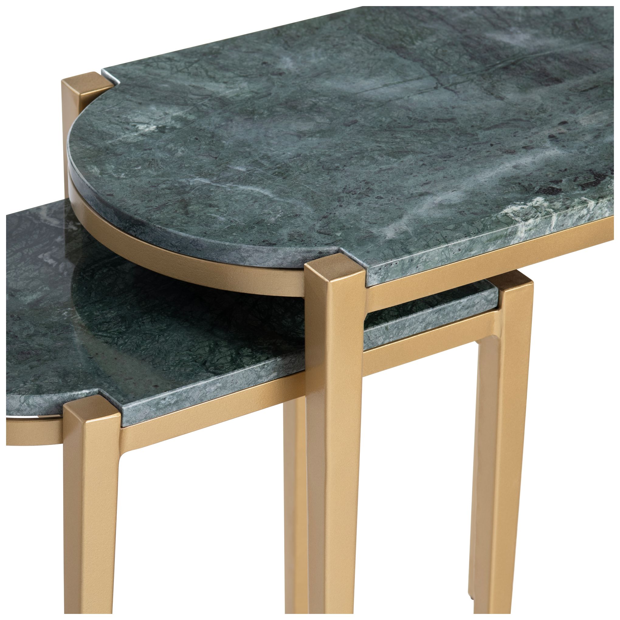 Image 4 Crestview Collection Beckham Nested Marble Accent Tables more views
