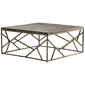 Image1 of Crestview Collection Bengal Manor Crazy Cut Iron Cocktail Table
