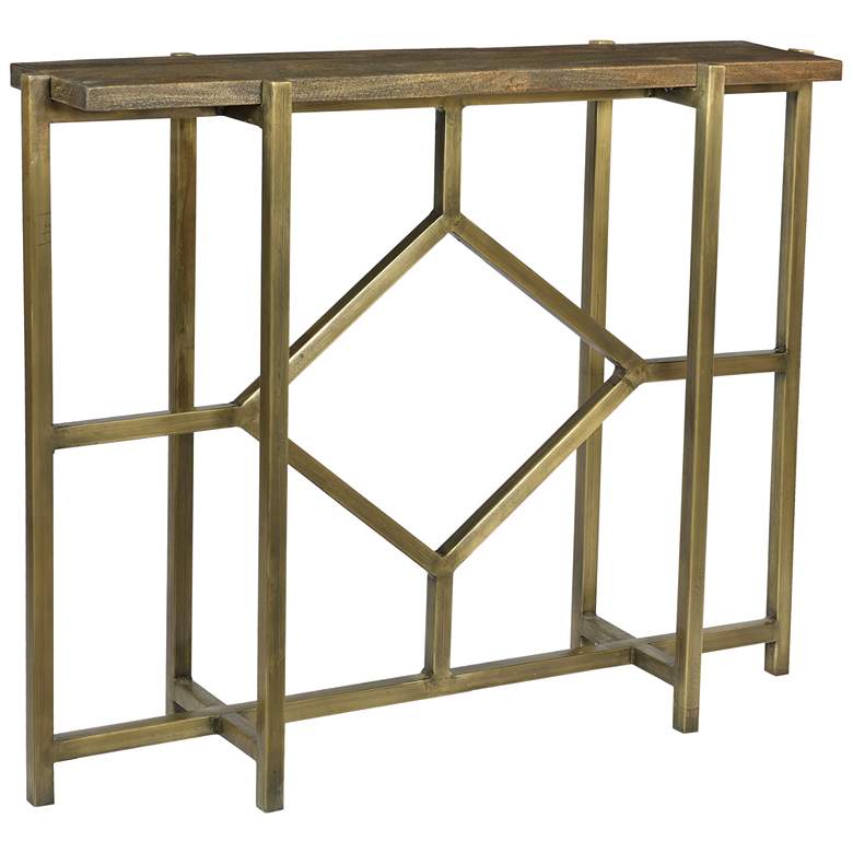 Image 1 Crestview Collection Bengal Manor Iron Diamond Console