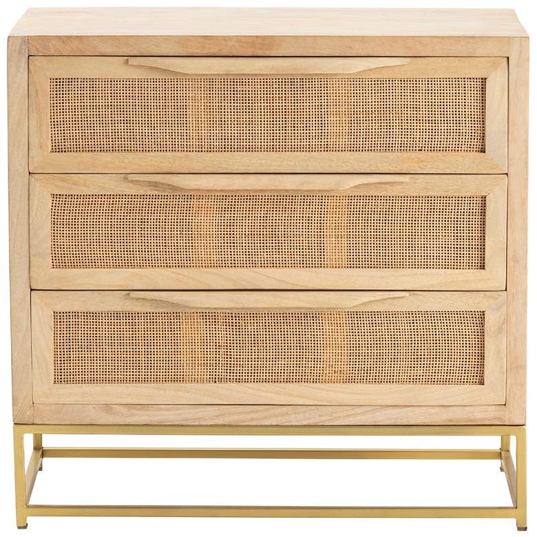 Image 1 Crestview Collection Bengal Manor Natural Cane Chest
