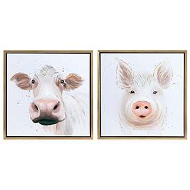 Image1 of Crestview Collection Bessie & Dolly Framed Art Print Set
