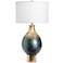 Crestview Collection Beverly Blue Ombre Vase Table Lamp