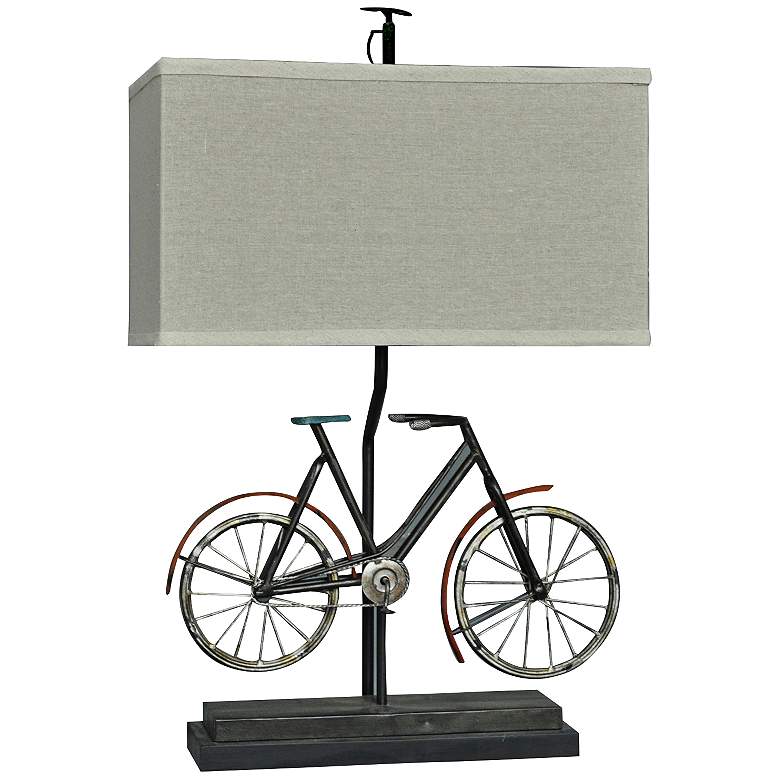 Image 1 Crestview Collection Biking Rustic Bronze Table Lamp
