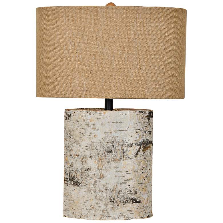 Image 1 Crestview Collection Birch Wood Table Lamp