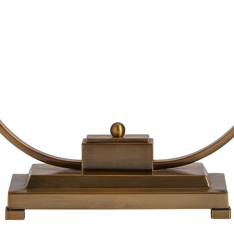 Image 4 Crestview Collection Bixby 15 1/2" High Brass Table Top Pharmacy Lamp more views