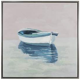 Image1 of Crestview Collection Boat  Afloat Framed Canvas Painting 