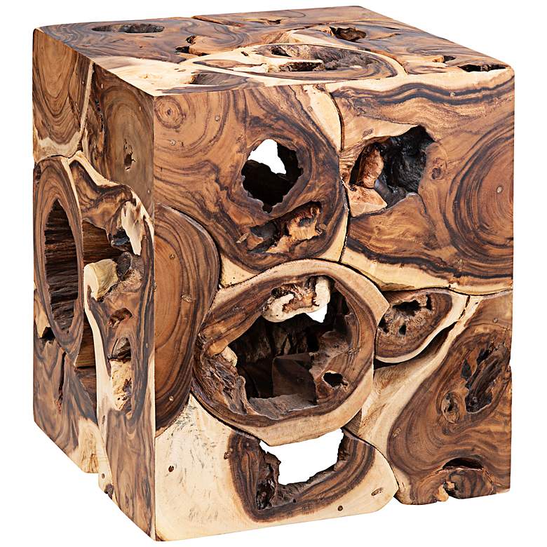 Image 1 Crestview Collection Borneo Suar 20" Wide Brown End Table