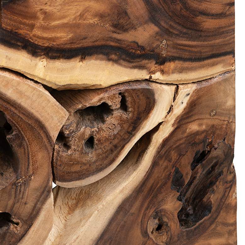 Image 3 Crestview Collection Borneo Suar 20" Wide Brown End Table more views