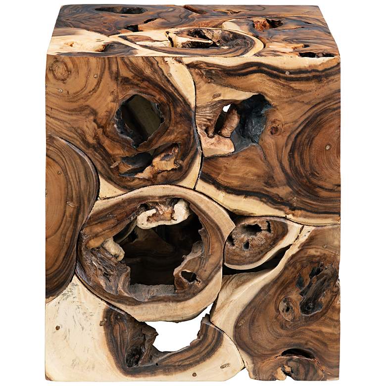 Image 4 Crestview Collection Borneo Suar 20" Wide Brown End Table more views