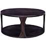 Crestview Collection Bowtie Round Cocktail Table