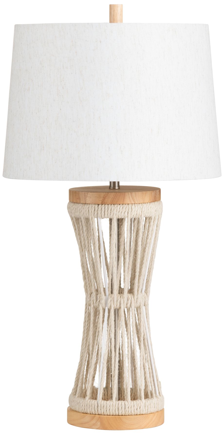 Crestview Collection Bulb Type A Coastal Cream Jackson Table Lamp