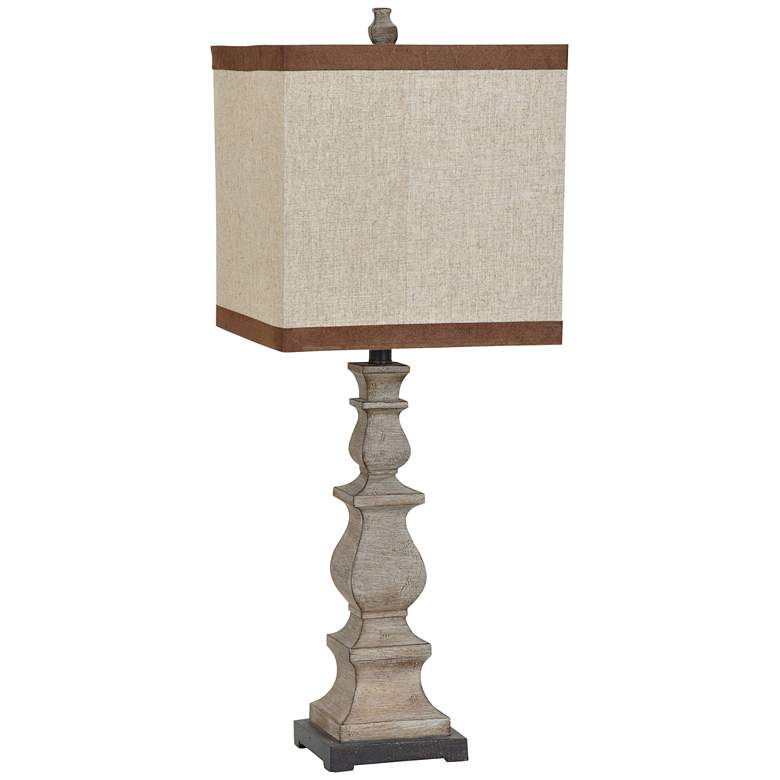 Image 1 Crestview Collection Burgess Sundal Wood Table Lamp