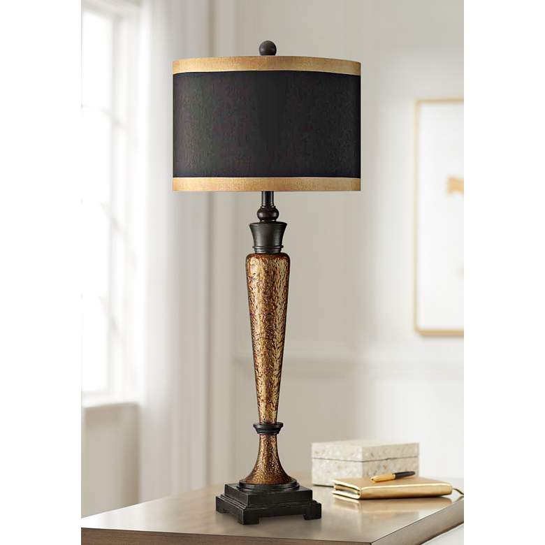 Image 1 Crestview Collection Burnside Copper Gold Table Lamp