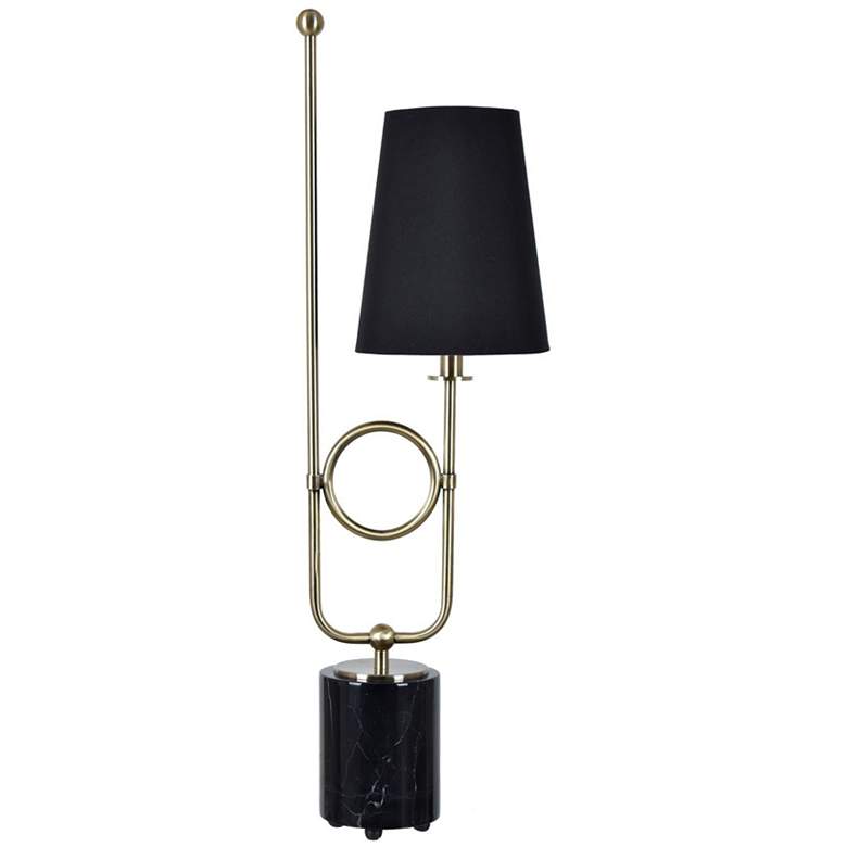 Image 1 Crestview Collection Butler Marble and Metal Table Lamp