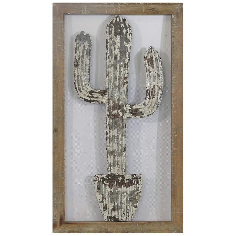 Image 1 Crestview Collection Cactus 27 inch High Framed Wall Art