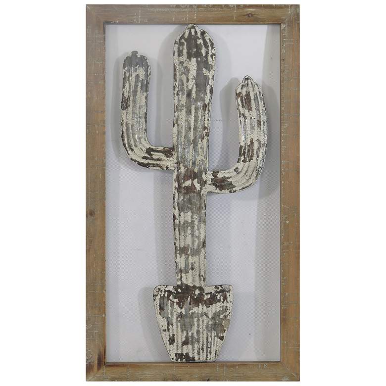 Image 1 Crestview Collection Cactus 27" High Framed Wall Art
