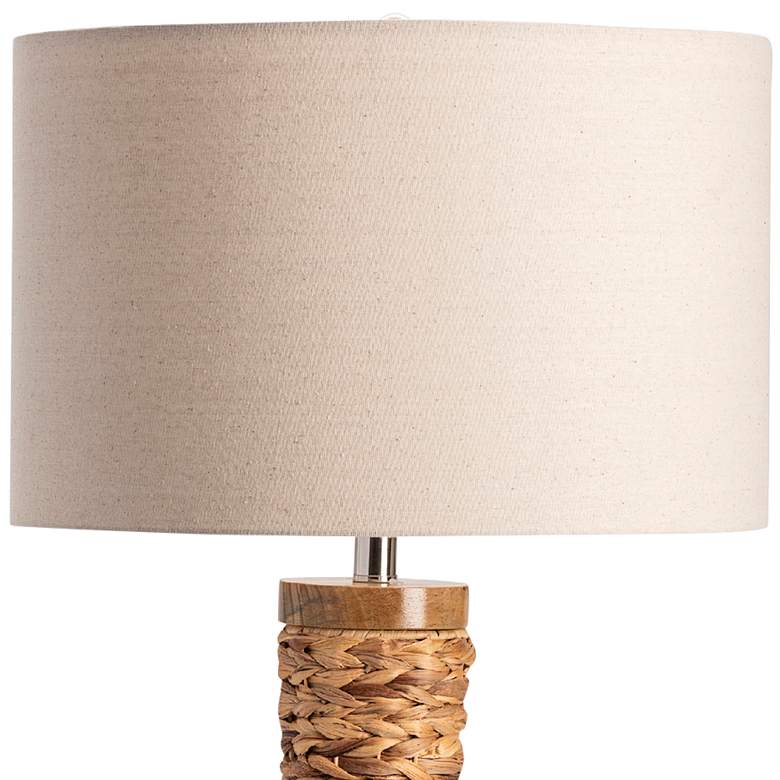 Image 3 Crestview Collection Captiva Bay 30" Woven Water Hyacinth Table Lamp more views
