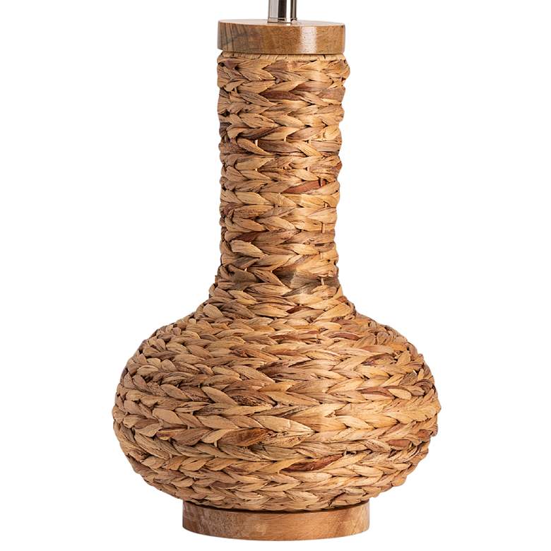 Image 4 Crestview Collection Captiva Bay 30" Woven Water Hyacinth Table Lamp more views
