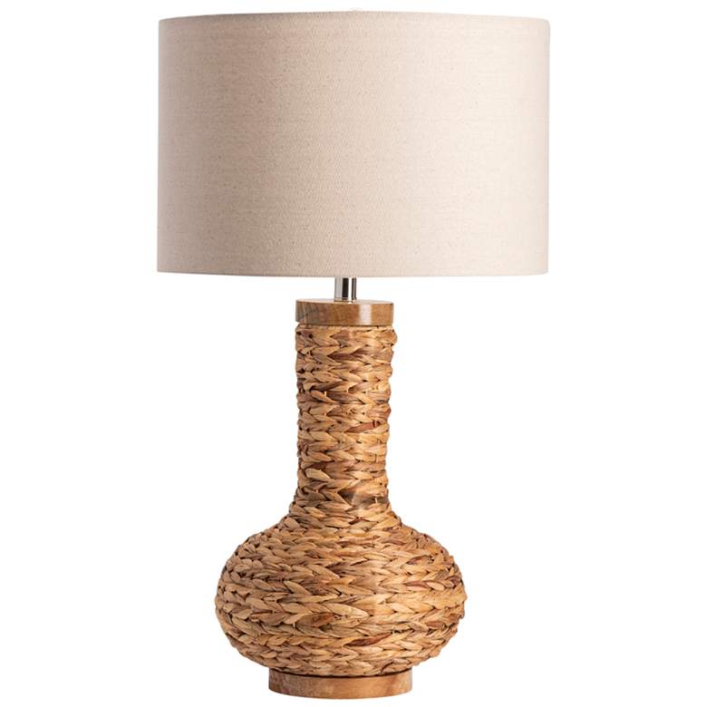 Image 2 Crestview Collection Captiva Bay Woven Water Hyacinth Table Lamp