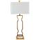 Crestview Collection Carlisle Gold Leaf Metal Table Lamp