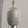 Crestview Collection Carlisle Gray Ceramic Vase Table Lamp